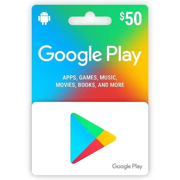 Google Play Gift Card 50usd