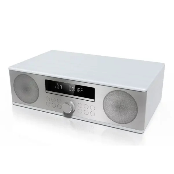 Sistema de Som Sharp CD/FM BT 2x15W Madeira Branco - XL-B715D-WH