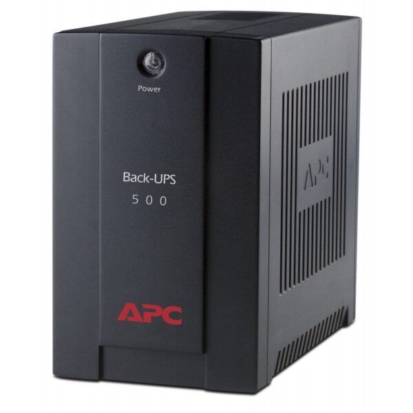 apc back ups uninterruptible power supply ups line interactive 500 va 300 w 3 ac outlets