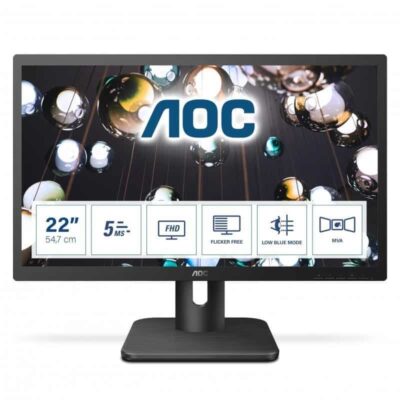 Monitor AOC 21.5″ FHD 60HZ 5MS HDMI Display Port