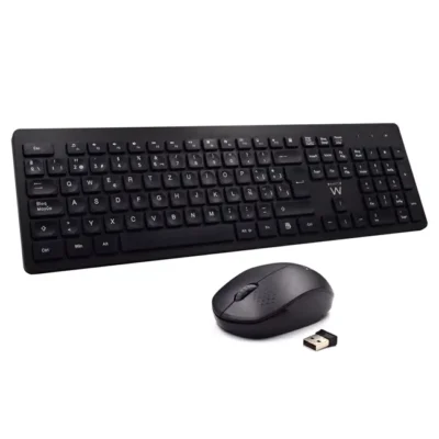 Kit Teclado e Rato Sem Fio Ewent EW3258 PT-PT Preto