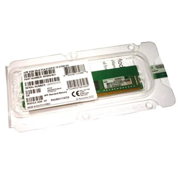 Modulo de Memoria Ram DDR4 HPE 8GB 2RX8 805669-B21