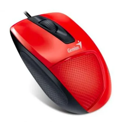 Rato Óptico Com Fio Genius DX-150X USB 1000DPI Vermelho