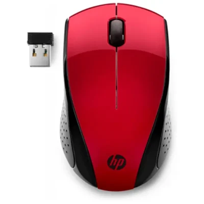 Rato Sem Fio HP 220 Wifi 2.4Ghz USB-A Vermelho