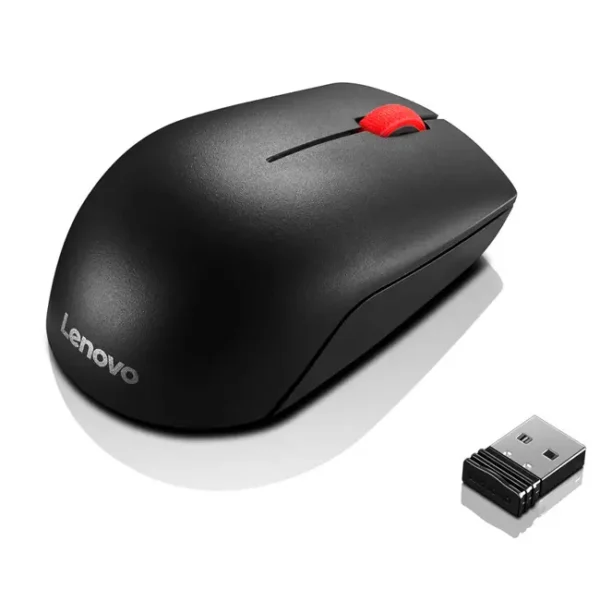 Rato Sem Fio Lenovo Essential Compact USB-A Wifi 2.4Ghz Preto - 4Y50R20864