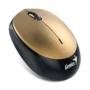 Rato Sem Fio Óptico Genius NX-9000BTB Bluetooth Recarregável Dourado (31030009407)