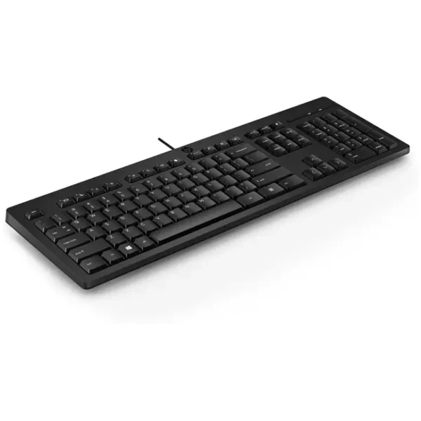 Teclado Com Fio HP 125 USB PT-PT Preto - 266C9AA