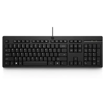 Teclado Com Fio HP 125 USB PT-PT Preto