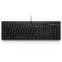 Teclado Com Fio HP 125 USB PT-PT Preto - 266C9AA