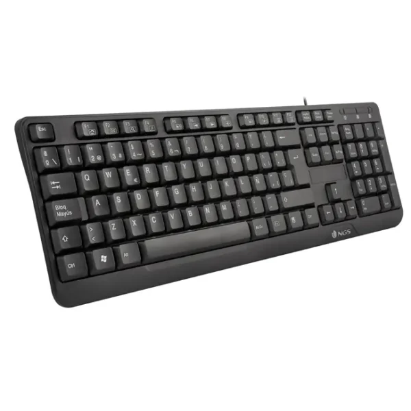 Teclado Com Fio NGS Funky V3 Multimídia PT-PT Preto - 435430618440