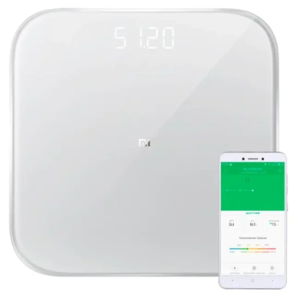Balança Digital Xiaomi Mi Smart Scale 2 Branca Bluetooth 5.0 - NUN4056GL Balança Inteligente Multitek