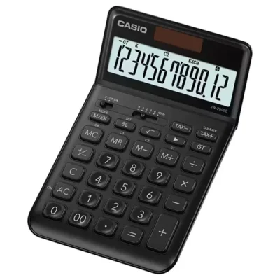 Calculadora Casio Secretaria JW-200SC-BK Preta