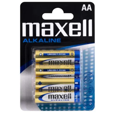 Pilhas Alcalinas AA Maxell LR06 4un