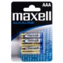 Pilhas Alcalinas AAA Maxell LR03 4un - 4902580164010