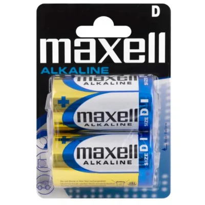 Pilhas D Alcalina Maxell LR20 2un