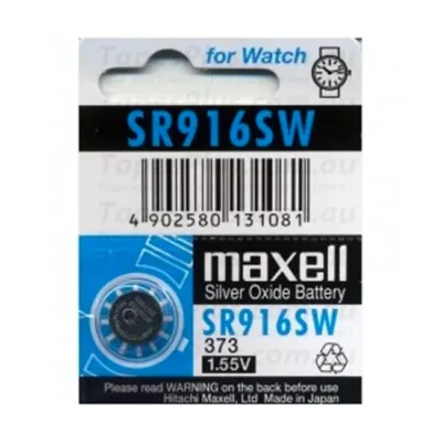 Pilhas SR916SW Maxell Silver Oxide (p/ Relógios) 1un