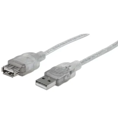 Cabo Extensor USB-A 2.0 Macho Para USB-A Fêmea  Manhattan 3M