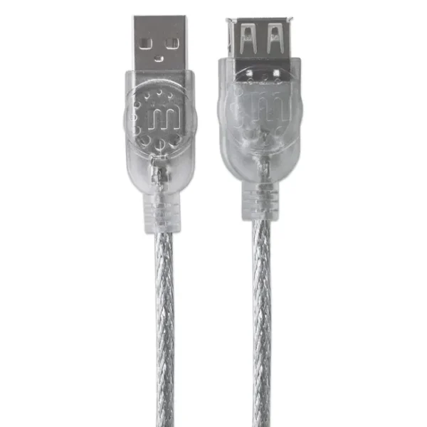 Cabo Extensor USB-A 2.0 Macho Para USB-A Fêmea Manhattan 3M - 340496