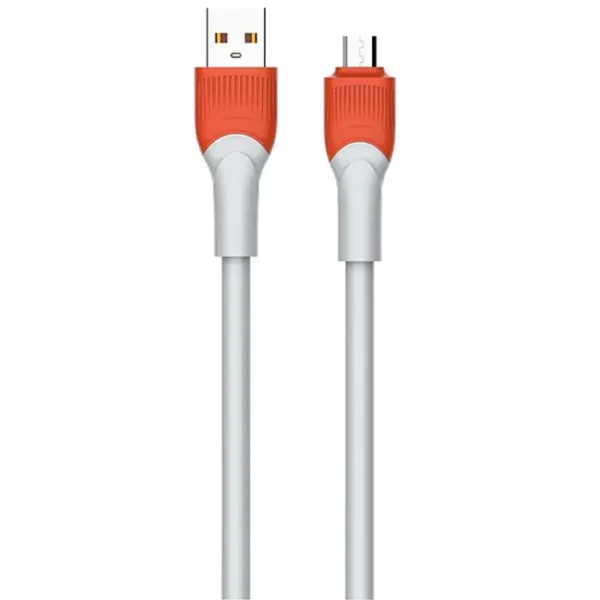 Cabo USB-A Para Micro-USB 2.1A Carregamento Rápido 1M