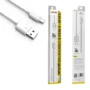 Cabo USB-A Para Micro-USB Ldnio 2.1A Carregamento Rapido 1M Branco - SY-03-M