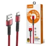 Cabo USB-A Para USB-C Ldnio 5A Carregamento Rápido 1M Preto/Vermelho - LS63C-5A