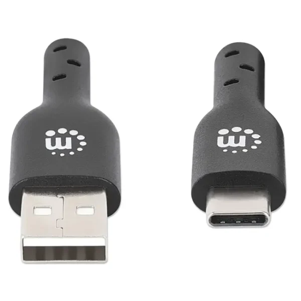 Cabo USB-C Para USB-A 2.0 3.0A Manhattan 2M - 354929