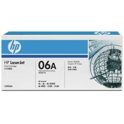 Toner HP 09A Preto C3906A 2.500 Pag.