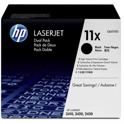 Toner HP 11X Preto Q6511XD 12.000 Pag.