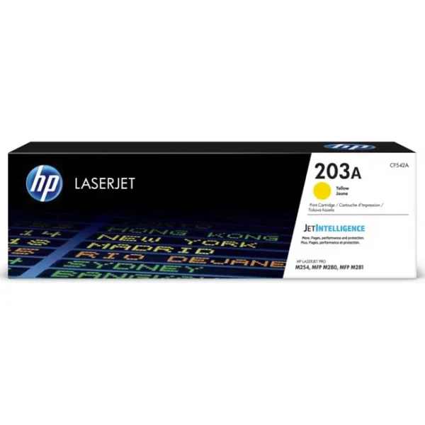 Toner HP 203A Amarelo CF542A 1.300 Pag.