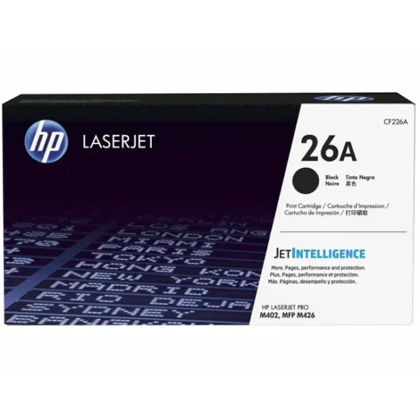 Toner HP 26A Preto CF226A 3.100 Pag.