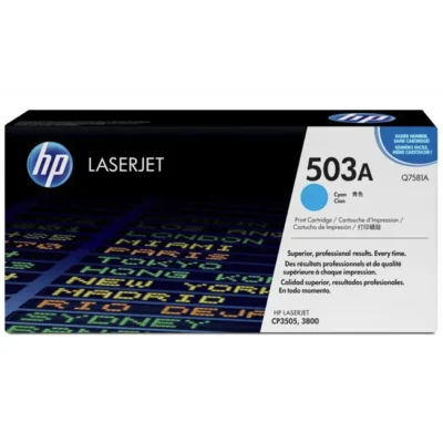 Toner HP 503A Ciano Q7581A 6.000 Pag.