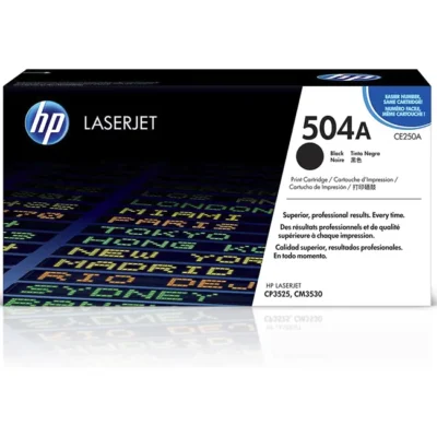 Toner HP 504A Preto CE250A 5.000 Pag.