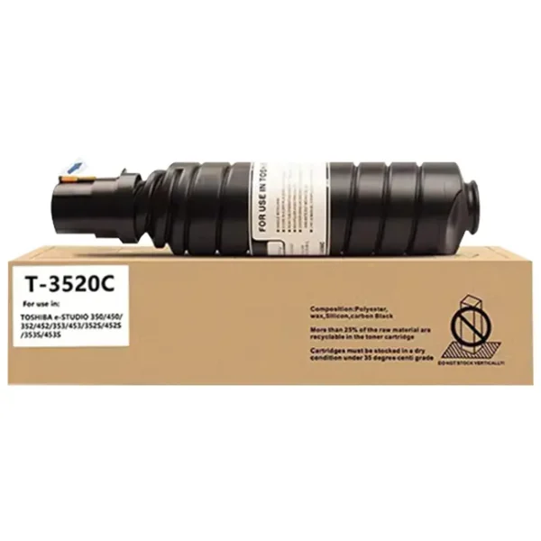 Toner Toshiba T-3520D Preto E-Studio 452 21.000 Pag.