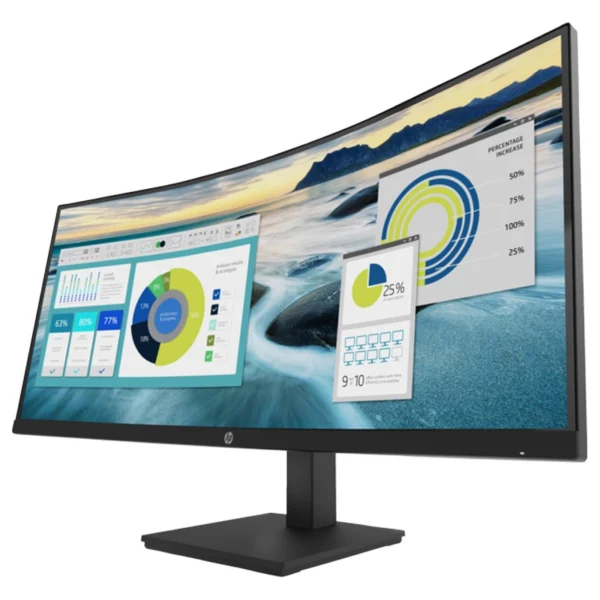 Monitor HP P34HC G4 34 Curvo WQHD 1xHDMI 1xUSB-C 1xDport 4xUSB-A 21Y56AS