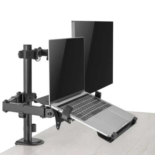 Suporte de Monitor + Portátil Ewent EW1519 Desk Mounting 13" - 32" Articulado Preto