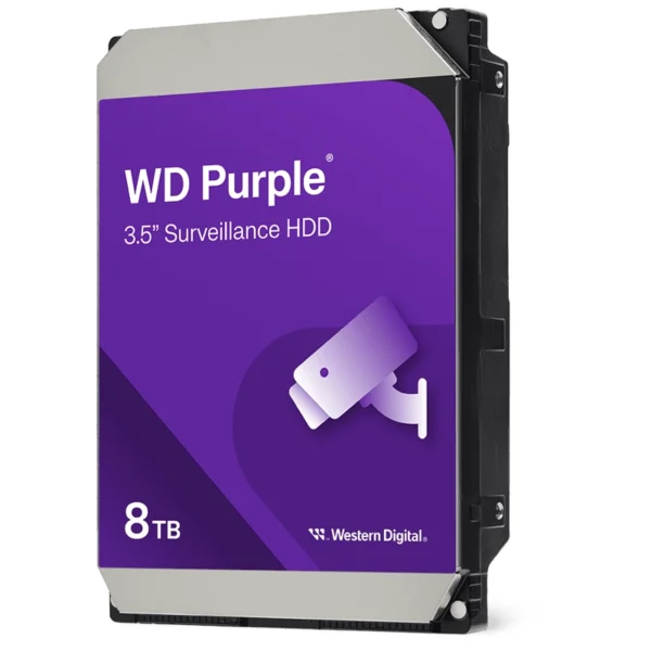 Disco Duro Interno WD Purple 3.5" 8TB SATA III 5.4K RPM WD85PURZ