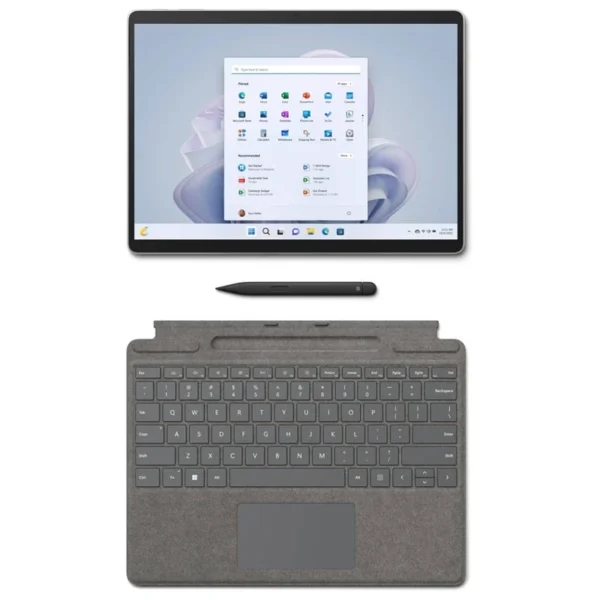 Microsoft Surface Pro 9 13" Tátil i5-1245U 8GB 256GB SSD Platinum QEZ-00001