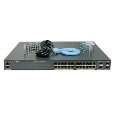 Switch Cisco WS-C2960X-24PS-L 24 Portas Gigabit POE 370W + 4x1G SFP