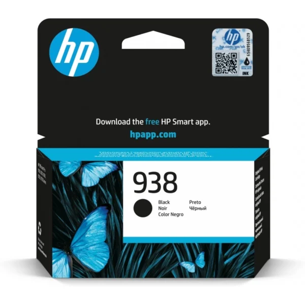 Tinteiro HP 938 Preto 4S6X8PE 1.250 Pag.