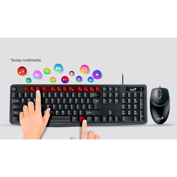 Kit Teclado e Mouse USB Genius KM-170 31330006416