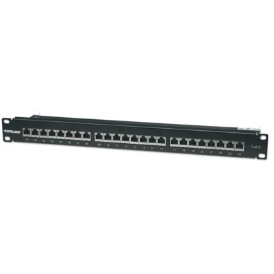 Patch Panel Intellinet 24 Portas CAT6 FTP 1U 90º (720038)