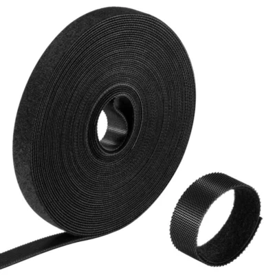 Rolo de Velcro Ewent 15mm x 10m Preto