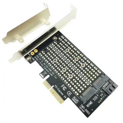 Placa PCI-E 3.0 Para SSD M2 NVME 2x Slot