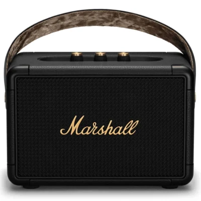 Coluna Bluetooth Portátil Marshall Kilburn II Black & Brass