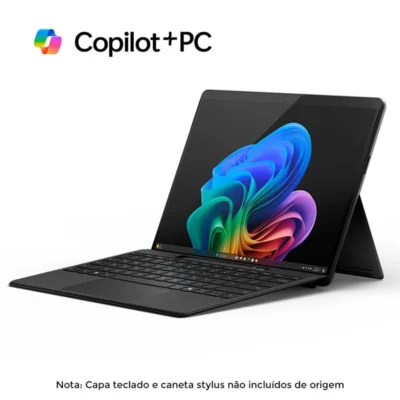 Microsoft Surface Pro Copilot+ IA 13″ Snapdragon X Plus 16GB 512GB SSD + Capa/Teclado Preto