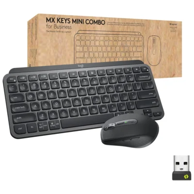 Kit Teclado + Rato Logitech MX Keys Mini Graphite