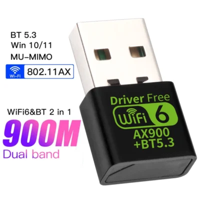 Placa Adaptador WiFi 6 USB-A AX900 + Bluetooth 5.3